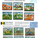 1601094266 Personnages des Dessins Animés dans les Timbres-Poste