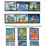 4231748253 Personnages des Dessins Animés dans les Timbres-Poste