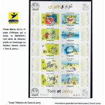 3718192937 Personnages des Dessins Animés dans les Timbres-Poste